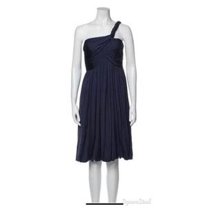 DEREK LAM - Silk Grecian-Style Dress - Black - Size 6